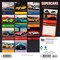 Supercars | 2026 7 x 14 Inch (Hanging) Monthly Mini Wall Calendar